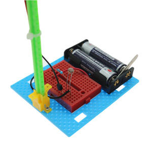 彩色300电机固定支架 圆形300马达塑料固定座益智趣味DIY手工材料