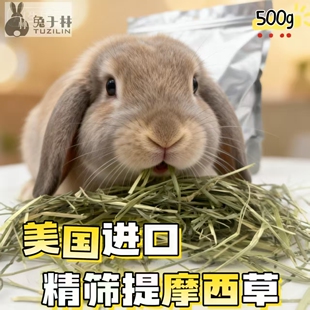 【兔子林】美国进口提摩西草一番500g提草兔子龙猫牧草干草 美提