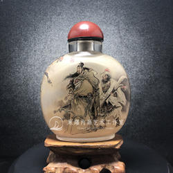 马到成功新款東躍作品衡水内画鼻烟壶纯手工520礼物