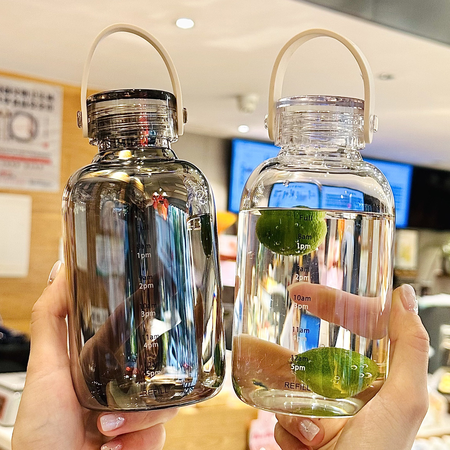 杯子2025新款高硼硅玻璃杯耐高温便携高颜值ins风网红女生喝水杯
