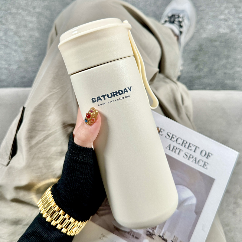 高颜值不锈钢泡茶保温杯新款