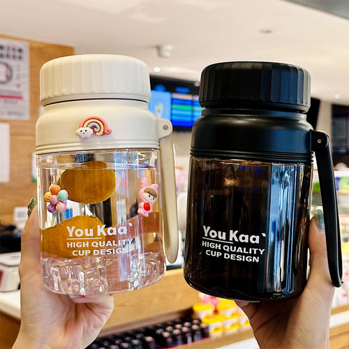 夏天塑料杯子耐高温大容量泡茶杯
