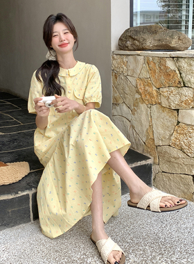 现货 奶黄色连衣裙 2C153-3396-P135K218