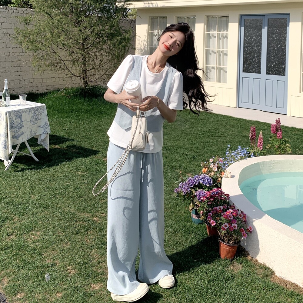 新款套装假两件套c153-2511-P145K218,女装套装/套裙,2C153