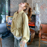 新款皮衣配腰带短外套2C153-3388-P165K238，女装皮衣，2C153