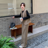 现货扎染印花时尚马甲三件套177-6635-P185K248，女装套装/套裙，2C153