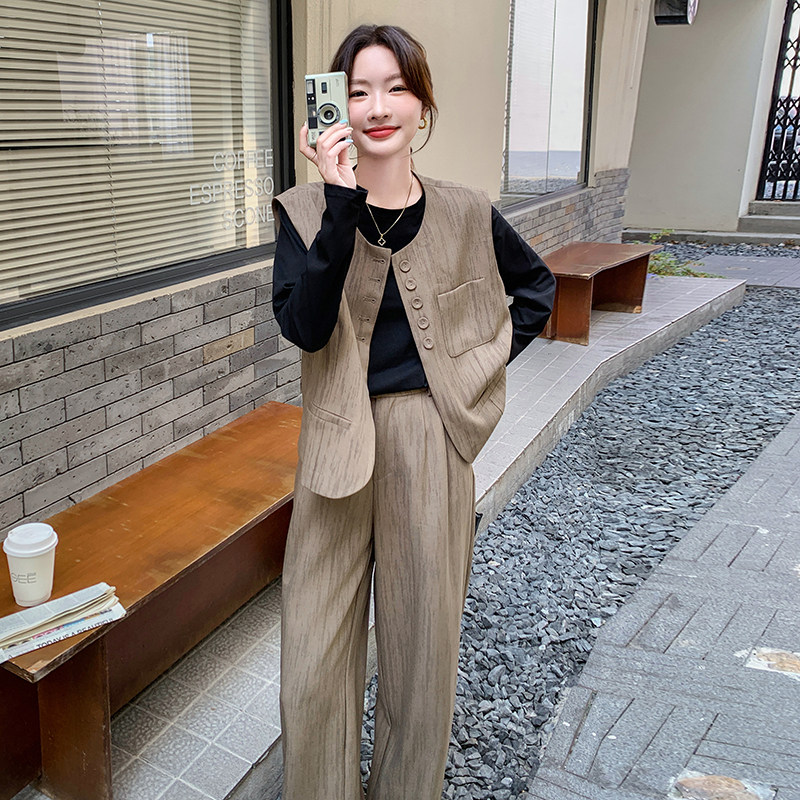 现货扎染印花时尚马甲三件套177-6635-P185K248,女装套装/套裙,2C153