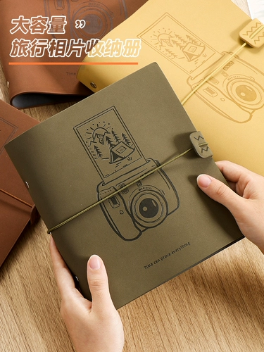 Polaroid, вместительный и большой фотоальбом, милая система хранения, карточная книга, 3 дюймов, 5 дюймов, отрывной лист, для влюбленных, 4 дюймов, 6 дюймовый