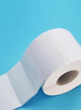 单排条码纸GP1124 1524T铜版不干胶纸80x40标签打印纸1000张特惠