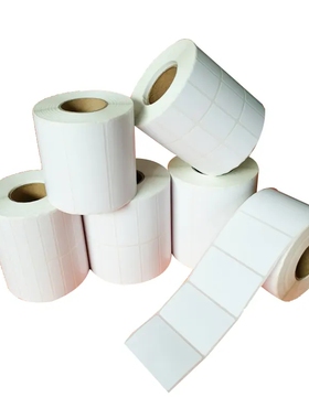 32x19铜版不干胶标签纸100X90X80X70 60X50X40X30X20条码贴纸热卖