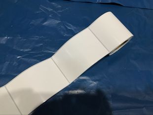 344不干胶纸80X100标签纸 TSCTE244 特惠白红黄色铜版 纸ZD888CR