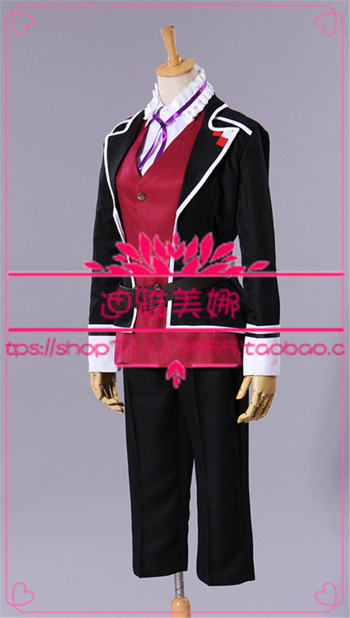 cosplay男装 diabolik lovers 魔鬼恋人 逆卷奏人 cos 服