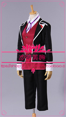 cosplay男装 DIABOLIK LOVERS 魔鬼恋人 逆卷奏人 cos 服