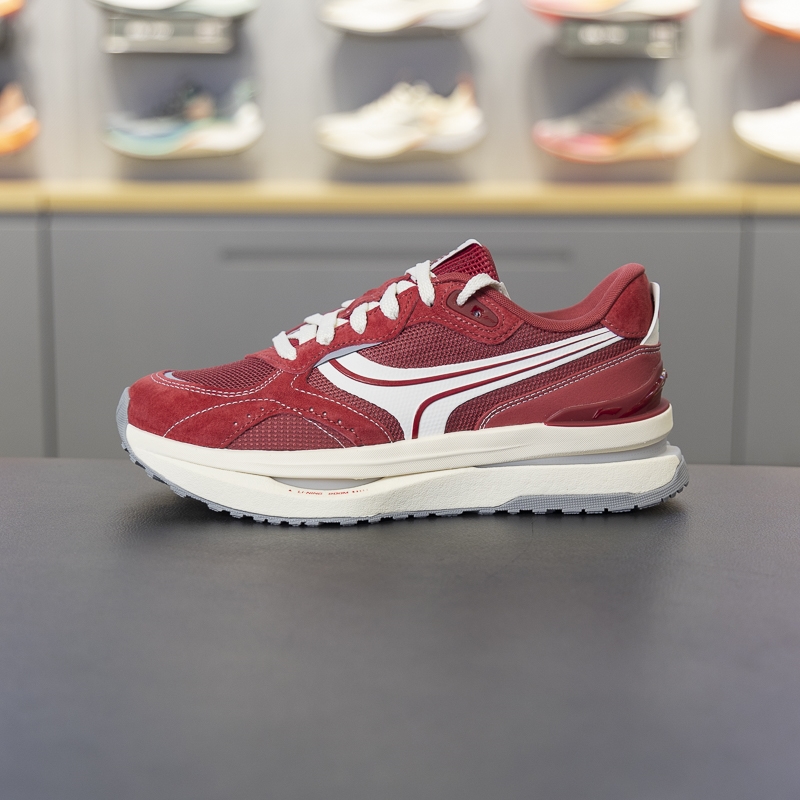 李宁减震回弹女子系带休闲鞋