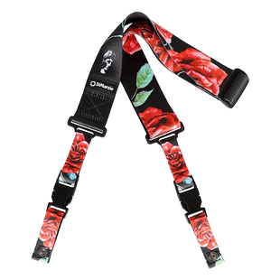 美产Dimarzio 吉他背带电木民谣贝司尼龙防脱锁扣Polyphia签名款