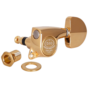 日本GOTOH SGL510Z吉他弦钮 电木民谣上弦卷线器六个一组准弦琴钮