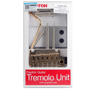 日本GOTOH电吉他颤音琴桥510TS双套筒FE1/BS1半固定摇把钢/铜底座