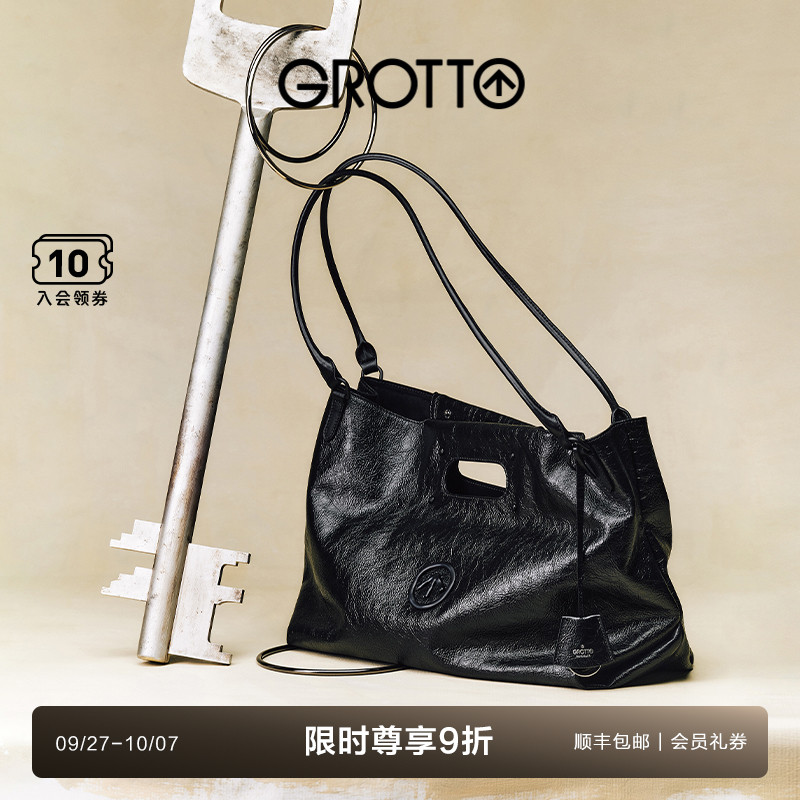 GROTTO/个乐托特包单肩包大容量