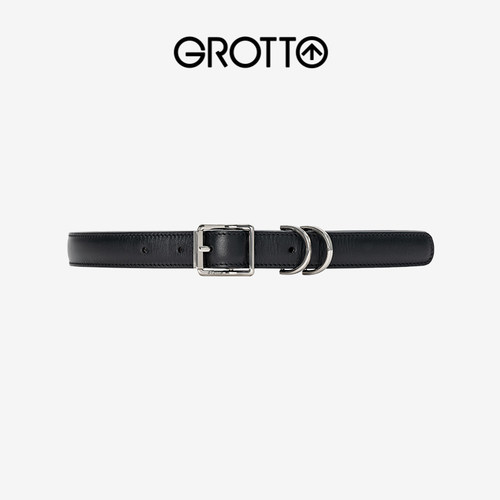 GROTTO个乐真皮皮带经典轻奢休闲百搭细腰带礼物