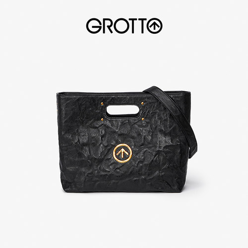 GROTTO个乐大容量手提斜挎包