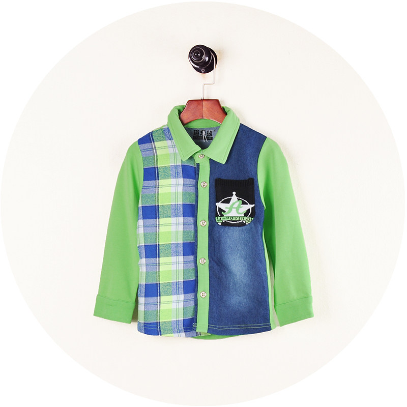 Chemise garcon à manche longue - Ref 2073809 Image 1