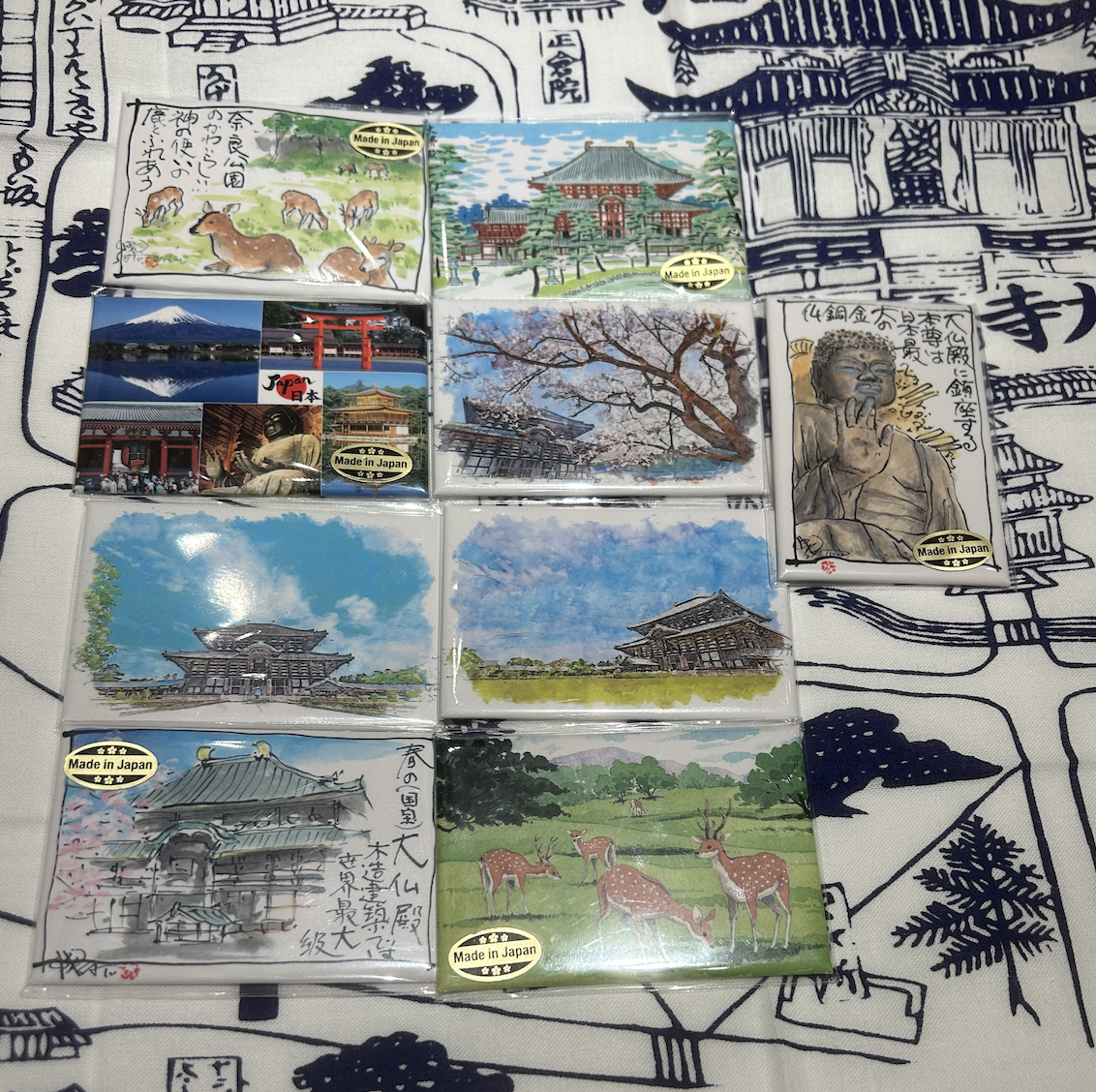 现货 日本采购奈良国立博物馆 东大寺奈良公园小鹿冰箱贴