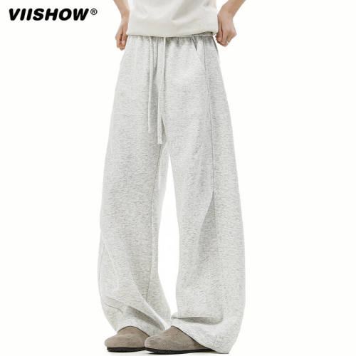 VIISHOW秋季阔腿卫裤男情