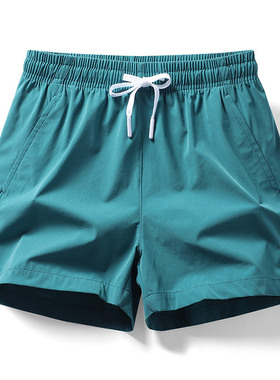 VIRUS情侣冰丝短裤男女多色潮牌三分裤速干跑步短裤夏季弹力户外