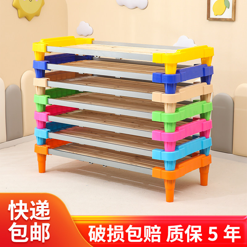 幼儿园床小学生午睡床午托床儿童塑料小床午休床幼儿专用床托管床
