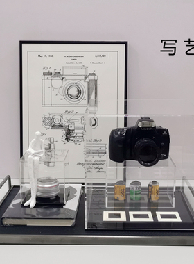 创意相机镜头装饰品北欧样板间