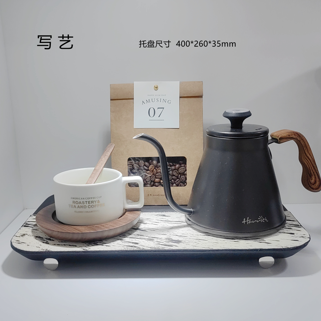 创意唱片音箱耳机咖啡雪茄软装饰品桌面组合套装简约现代轻奢样板