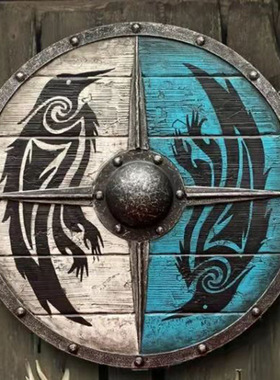 跨境爆款京人盾牌木质盾牌现货