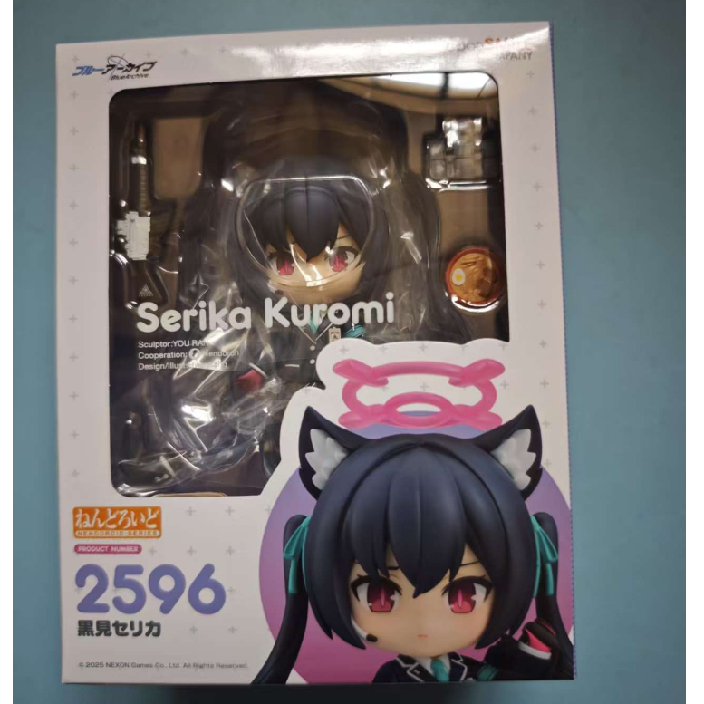 樱漫社 GSC  粘土人 2596 碧蓝 蔚蓝档案 黑见芹香  Q版手办现货