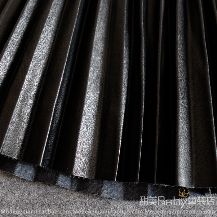 Jupe fillette en cuir - Ref 2051107 Image 4