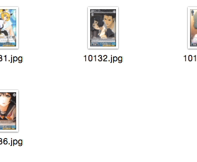 WS 黑白双翼 卡牌  命运石之门 蓝色C卡