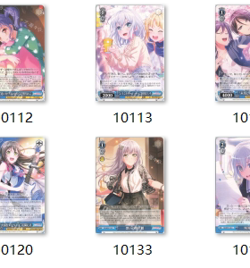 ws 黑白双翼 卡牌 BD手游3 蓝色U卡合集