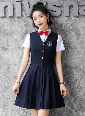 高校原创正版jk制服西式护奶学院