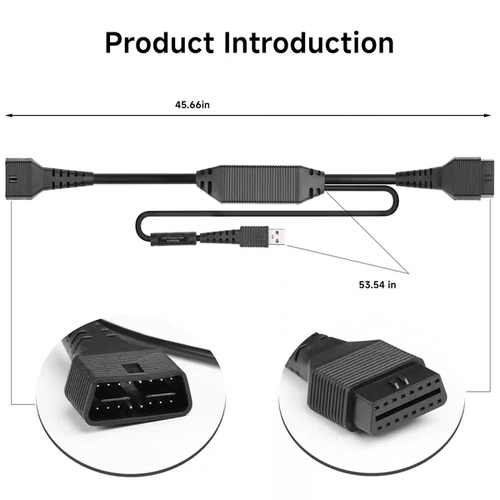 元征X431DOIP协议转接线转换头适用PRO3S+V3.0线元征DIOP转接头