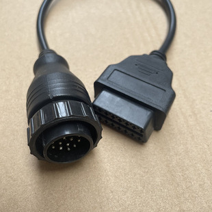 元征X431奔驰转接线14针转16孔OBD连接线元征道通朗仁 爱夫卡奔驰