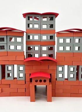 幼儿园早教EVA泡沫砖块积木建筑