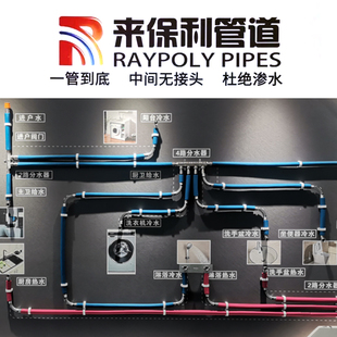 来保利管道水管PE-XC+ 大流量系统一管到底中间无接头供水系统