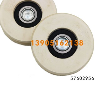 全新原装 西继迅达电梯配件V30门挂轮74*18*6203白色57602956