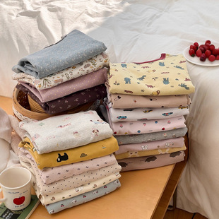 男童10A抗菌羊毛拉架家居服儿童秋装 潮 卡通280克无骨A类睡衣套装