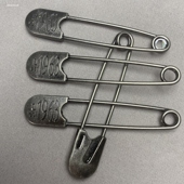 不锈钢大扣针钢丝别针超大号回形针安全扣针可悬挂重物大扣针