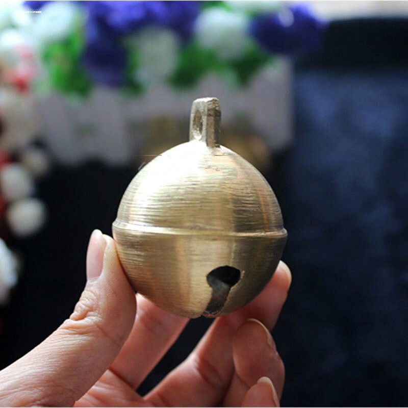 狗铃铛铜花生铃虎头宠物颈环大小号金毛萨摩耶马牛羊犬金属挂件