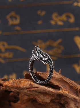 钛钢戒指小众轻奢高级不易掉色食指男士情侣指环