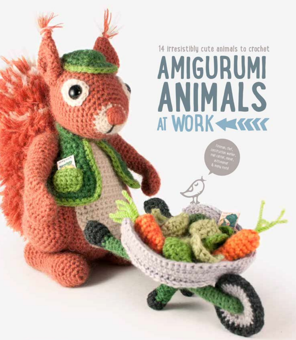 62「英文」钩针编织玩偶diy图解松鼠小鸡小猫