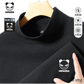 2件149元 Hipanda你好熊猫高领百搭打底衫 保暖长袖 T恤冬季 新款