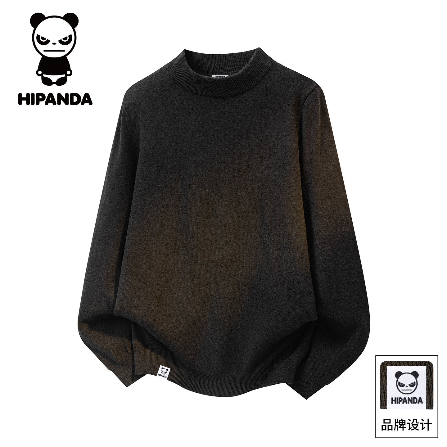 HiPanda你好熊猫秋季美式中领毛衣男士新款宽松针织衫外套男款GH,男装,针织衫/毛衣,淘宝优惠券,粉丝福利购,淘宝优惠卷