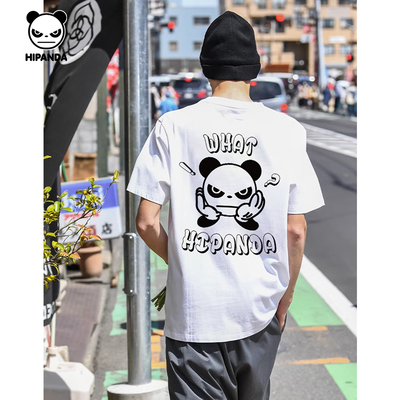 短袖T恤HiPanda街头潮牌高级感